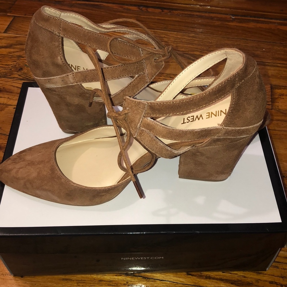 Nine West Sabiniano Lace-up ankle strap Sandals